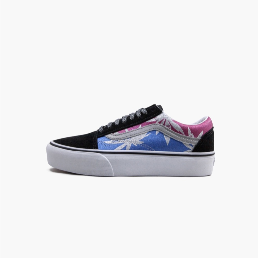 VANS OLD SKOOL PLATFORM AFTER DARK (SUMMER LEAF/TRUE WHITE)